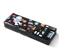 Pop Up Multifunction Pencil Case for Girls Boys, School Supplies with Calculators, Sharpener, Schedule, School Supplies, Best Birthday Gifts for Kids (Black)