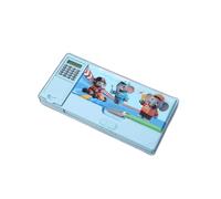 Pop Up Multifunction Pencil Case with Calculator, Pencil Sharpener, Double Layer, Large Capacity, Multiple Cute Patterns, Suitable for School Girls, Boys, Great Gifts for Kids, School Supplies