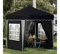Pop-up Party Tent Anthracite 195x195x245cm Oxford Fabric 4 Sidewalls Waterproof