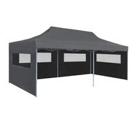vidaXL Folding Pop-up Party Tent with Sidewalls 3x6m Anthracite Gazebo Marquee