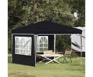 Pop-up Party Tent Anthracite Oxford Fabric 288x288x245cm Quick Setup Stable. UV