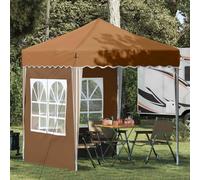 vidaXL Pop-up Party Tent Beige 195 x 195 x 245 cm Oxford Fabric