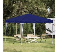 Pop-up Party Tent Blue 288x288x245cm Oxford Fabric Waterproof UV Event Canopy XL