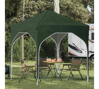 Pop-up Party Tent Green 194x194x245cm 210D Oxford SilverCoated Height Adjustable