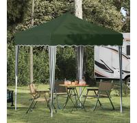 Pop-up Party Tent Green 195x195x245cm Oxford Fabric 3-Level Height Waterproof XL