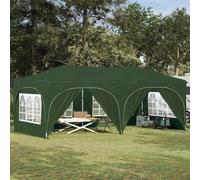 Pop-up Party Tent Green 575x288x245cm Oxford Fabric Waterproof Event Canopy Plus