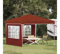 Pop-up Party Tent Terracotta 288x288x245cm Oxford Fabric Waterproof UV +Frame