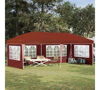 Pop-up Party Tent Terracotta 575x289x245cm 210D Oxford Silver Coating Adjustable