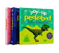 Pop-Up Peekaboo! Baby Dinosaur Series 3 Books Collection: Surprise Under Every Flap! (Baby Dinosaur, Bedtime & I Love You)