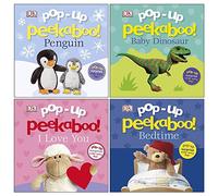 Pop-up Peekaboo Series 3 Collection 4 Books Set By Dk (Penguin, Baby Dinosaur, I Love You, Bedtime)