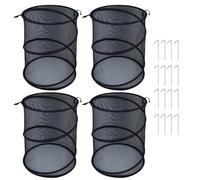 Pop Up Plant Cover, 4X Garden Mesh Plant Covers, 19.7x13inch Foldable Cage, Up Greenhouse for Raised Beds, Vegetable, Strawberry, reusable plants tent gardening tool