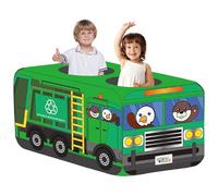 Pop-Up Play Tent Foldable Kids Play Tent Spacious Space Indoor & Outdoor Playhouse Vehicle Toys Great Gift for Boys Girls Holiday Birthday Gift