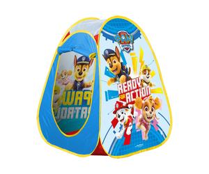 Pop Up Play Tent Paw Patrol - 75 x 75 x 90 cm, Quick Pop-Out Setup with Carry Bag, Ideal for Pups Fans (3+)