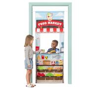 Pop Up Playtown Hanging Curtain - Food Market, none