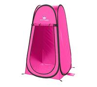 Pop Up Pod - Privacy Shower Tent, Dressing Room, or Portable Toilet Stall with Carry Bag for Camping, Beach, or Tailgate by Wakeman Outdoors (Pink)