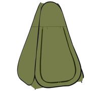 Pop Up Shower Tent Green PA 120x120x200cm Easy Portable Privacy Cabin with Pegs