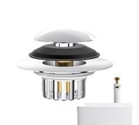 Pop Up Sink Drain Plug - Bathroom Sink Stopper | Bathroom Sink Drain Strainer Pop UP Sink Plug | Anti Clogging Bathroom Basin Drain Filter For Bathroom And Kitchen (6.2x6.2x5.8cm)