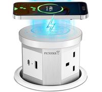 Pop Up Socket for Worktop, 4.33 Inch Push Hidden Power Socket