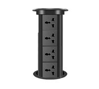 Pop-Up Socket Smart Electric Countertop Wireless Charging Kitchen Desk Lifting Socket Suitable for Home Office Desk