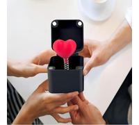 Pop Up Surprise Gift Box,3D Printed Heart In A Case Romantic Souvenir For Valentine'S Day Cute Black Gaine With Spring Loaded Red Hearts Valentines Gift Boxes Mothers Day Presents (1)