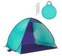 Pop Up Tent UV Sun Shelter for 2-3 Persons with Carry Bag UPF 50+ Protection