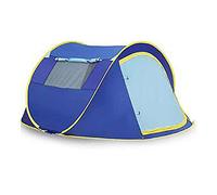 Pop Up Tent,Easy Set Up Instant Automatic Camping Tent,Outdoor 2-3 People UV Protection Sun Shelter Blue 95x71inch