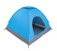 Pop Up Tent for 2 Person, Instant Camping Tent with Carry Bag, Lightweight Foldable Dome Tent, Portable Outdoor Shelter for Camping, Hiking, Fishing, Festival & Beach, Blue, 187 x 196 x 133 cm
