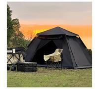Pop Up Tents for Adults 5000 mm Waterproof,Windows On Four Sides Tents for Camping Stable Sturdy Family Tents for Camping for Family Camping,Hiking Party 4 Man Hello
