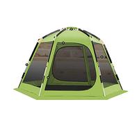Pop-Up Tents Multi-person Double-layer 6-8 People Hexagon Tent Water-resistant & UV Protection Automatic Tents for Beach Outdoor Traveling Hiking Camping Hunting Fishing etc Unisex