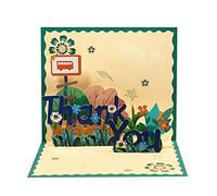 Pop-UP-Thank You Cards For Birthday Greeting Invitation Small Business Exquisite Appreciation Card Gift Decoration Cards Thank You Happy-birthday Greeting Invitation Wedding Day With Envelopes Small