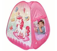 Pop Up Unicorn Play Tent for Kids, 1 2 3 4 5 6 Year Old Birthday Gift, Foldable Baby Ball Pit with Carry Bag, Indoor & Outdoor Playhouse Toys for Toddlers Boy Girls (Unicorn)