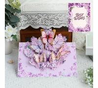 Pop-Up Wildflower Valentine's Card, Pop Up Flowers Bouquet Cards, Forever-Blooming 3D Flower Pop-Up Card- Personalized Love Message & Everlasting Bloom (#6)