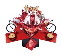 Pop Up You & Me Dalmations Happy Valentine's Day Greeting Card 3D Pop Up Cards VPOP054
