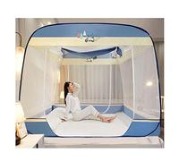 Pop Up Yurt Mosquito Net, Dome Tent Insect Screen Bed Canopy, Portable Travel Mosquito Nets, Foldable Double Door Mosquito Camping Curtain,1.8 * 2m,2