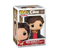 POP! Vinyl: Clue - Miss Scarlet w/ Candlestick