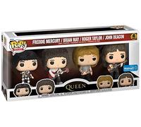 Pop! Vinyl - Queen - Freddie Mercury,Brian May,Roger Taylor,John Deacon 4 Pack