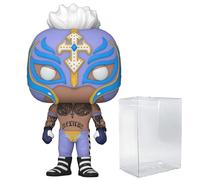 POP WWE: Rey Mysterio Funko Pop! Vinyl Figure (Bundled with Compatible Pop Box Protector Case) Multicolored 3.75 inches