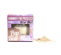 Popaball Drink Shimmer Rose Gold Raspberry Flavour | 1 x 21 Grams | Prosecco, Gin, Mocktail & Cocktail Making Gifts | Gift Set Ideas for Her, Hampers & Hen Parties