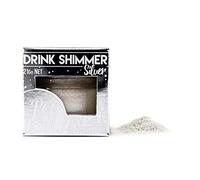 Popaball Drink Shimmer Silver No Added Flavour | 1 x 21 Grams | Prosecco, Gin, Mocktail & Cocktail Making Gifts | Gift Set Ideas for Her, Hampers & Hen Parties