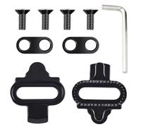POPAPIE 9 Piece Bicycle Shoe Plate Set, Bicycle Cleats Set, Compatible with Shimano SPD Cleats, Bike Pedal Cleats, Pedals Road Bike, Durable Non-Slip for Mountain Bike, Indoor Cycling