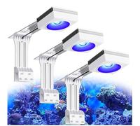 PopBloom 3 x RL90 WiFi Aquarium LED Reef Light, Marine Aquarium Lamp for 130cm-170cm SPS/LPS Coral Reef Growing Fish Tank, Smart APP Control (3 WiFi lamp with arm kit)