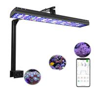 PopBloom H54 Aquarium LED Reef Light 60W, Dimmable Full Spectrum Marine LED Light for 60-80CM 24-30Inch Saltwater Coral Fish Tanks