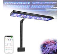 PopBloom Hertz 54 LED Aquarium Light, Smart APP Control Fish Tank Light Reef Lights for Coral 60CM 24inch Marine Tank Saltwater Fish Aquarium Light