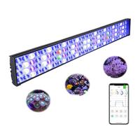 PopBloom Hertz 75 Smart Reef LED Light Aquarium Tank Lamp for 36" 90cm Saltwater Coral Reef Growing Seawater Marine Aquarium Fish Tank (Smart-APP Control, with Hang Kit)