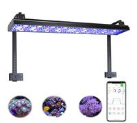 PopBloom Hertz 75 Smart Reef LED Light Aquarium Tank Lamp for 36" 90cm Saltwater Coral Reef Growing Seawater Marine Aquarium Fish Tank (Smart-APP Control, with Arm Kit)