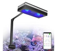 PopBloom RL180 Aquarium LED Reef Light, Smart-APP Control Full Spectrum Marine LED for Saltwater Coral Fish Tanks