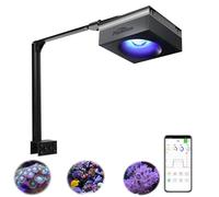 PopBloom RL90 100 Watts Aquarium LED Reef Light, Smart-APP Control Full Spectrum Marine LED for Saltwater Coral Fish Tanks (Black)