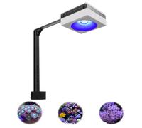 PopBloom RL90 LED Aquarium Light, Full Spectrum Aquarium Light for 16-24Inch Marine and Saltwater Tanks, Fish Tank Light with Wired Timer and Adjustable Brackets