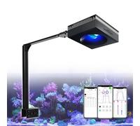 PopBloom RL90 WiFi Smart Aquarium Lighting - LED Fish Tank Light for Coral, 60cm, 2ft (100W, Black)