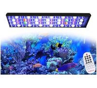 PopBloom S54 Reef Led Aquarium Light, Timer Control Marine Aquarium LED Full Spectrum for Saltwater SPS/LPS Coral Fish Tanks
